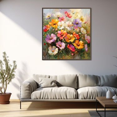 Flower Bouquet Acrylic Painting